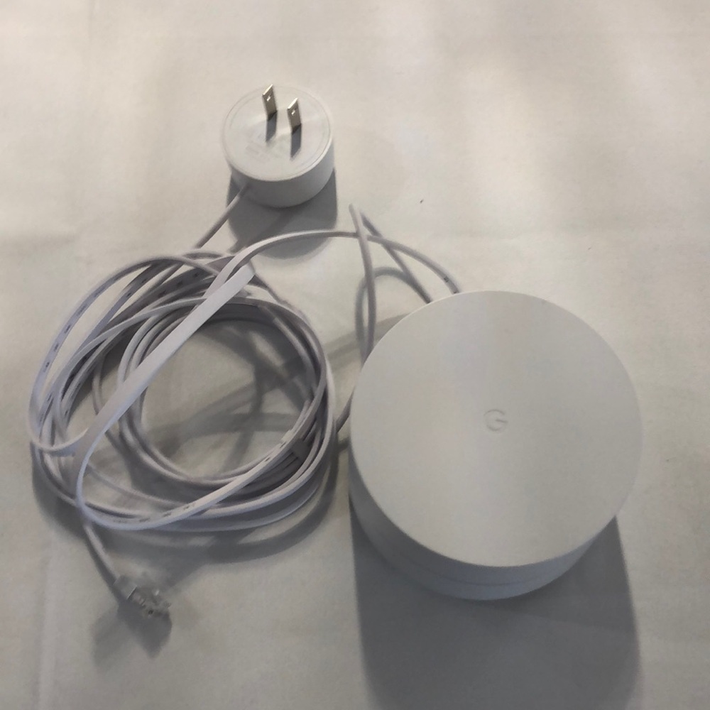 Google White WiFi System with Adapter